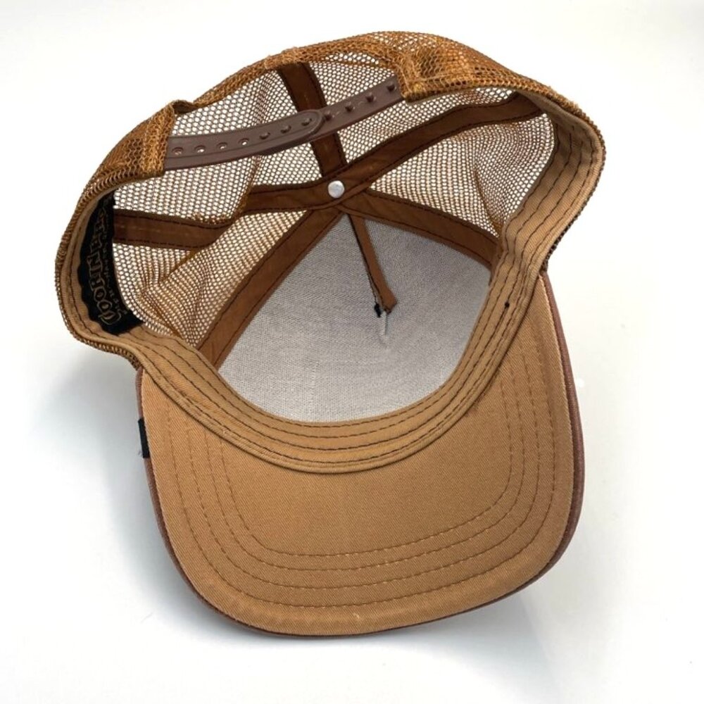 Goorin Bros Bad Ass Donkey Snapback Trucker Hat Cap Brown One Size Adjustable - Picture 5 of 5